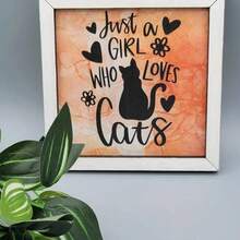 14 قطعة مجموعة قوالب قطة قابلة لإعادة الاستخدام - قوالب قطة وقمر وزهور بلاستيكية للخشب والجدران والأقمشة والأعمال اليدوية - متعدد الألوان - مشاهدة 7