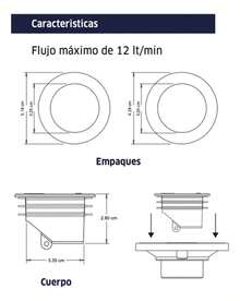TendenciaKit 4 Pzs Válvula Antiolores P/coladera 2'' Coflex Pcb121Calidad premium - 1 - Ver 6
