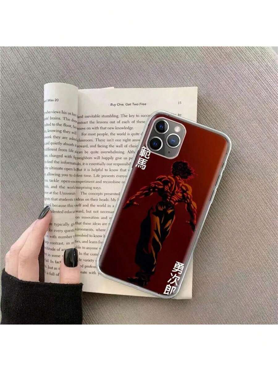 BAKI Hanma Yujiro Anime Phone compatible with Apple  12 13 Mini 15 Pro Max 11 Pro 14 Plus 16 Pro Max 16E Case Shell Cover Clear TPU P, Cover compatible with  17 pro hülle,  17 pro max hülle,  17 hülle,  16 pro hülle - ZA515-4 - Übersicht 1