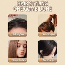 1 件装男女通用发梳/胡须刷，无香型专业美发梳，渐变梳和理发器清洁梳，顺滑梳理工具，厚/薄发梳，非常适合国庆节、浴室、头皮按摩、返校、旅行度假和日常生活 - 彩色 - 查看 11