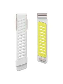 5.0/MG SportFlex - Pulsera de ECG, Silicona de tacto suave, Resistente al agua y al sudor, Compatible con 5.0 - Amarillo - Ver 3