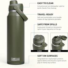 Thrive Chug Insulated Stainless Steel - Moss - View 3