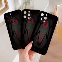 Esta elegante funda con espejo, con diseño abstracto en rojo y negro, combina estilo y funcionalidad, y es compatible con  17,  16 Pro Max,  15 Pro Max,  13 y  12. Fabricada en TPU resistente, ofrece una excelente protección contra golpes y caídas. Perfecta para regalar a familiares, amigos, pareja o como un accesorio elegante para ti, es una excelente opción para cumpleaños, festividades y ocasiones especiales. - Negro - Ver 6