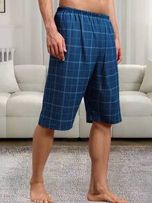 Bộ 3 quần short nam mùa hè in họa tiết kẻ caro, quần mặc nhà thoải mái và dễ chịu. - Nhiều màu - Xem 7