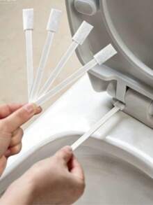 20pcs/10pcs No Dead Angle Cleaning Brushes - Essential Toilet Brush And Crevice Cleaning Tools For Bathroom And Kitchen - White - View 1