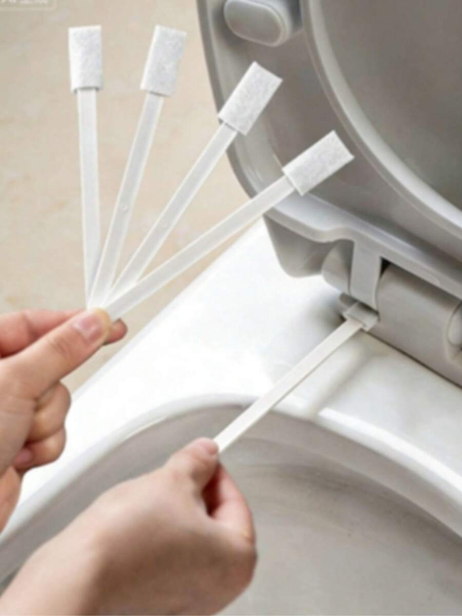 20pcs/10pcs No Dead Angle Cleaning Brushes - Essential Toilet Brush And Crevice Cleaning Tools For Bathroom And Kitchen - White - View 1