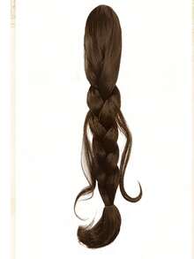 假发、辫子、低马尾、凌乱辫子、夹式扭辫、长辫子、编织假发、马尾辫 - 彩色 - 查看 9