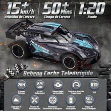 Coche Control Remoto4WD Carro Control Remoto para Niño 2.4GHz Carro Todoterreno Recargable Alta Velocidad 360°Rotación Juguete de Carrito Chocones Deriva Metálica Regalo para Niño y Niña de 3-18 Años - como en la foto - Ver 2
