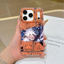 Phone Case: Cool Anime Gear 5  Style, Compatible With  17/16e/16/15/14/13/12/11 Pro Max/Air/XR/XS/X/7/8 Plus, Soft TPU Matte Double Layer Back Cover Funda Para  17 Pro Forros Para  Cheap  17 Case - 混合顏色 - 查看 3