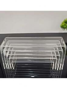 5件套U型亚克力展示架，透明亚克力收纳架，适用于直播、小型摆件、珠宝首饰 - 多种尺寸