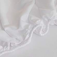 1 tấm ga trải giường màu trơn, tấm bảo vệ nệm, vỏ nệm cho giường, mềm mại và thoáng khí, phù hợp với mọi kích cỡ giường - đơn, đôi, cỡ lớn, cỡ Queen. Ga trải giường có độ sâu lên đến 11,8 inch, không nhăn, giúp ngủ ngon hơn, có thể giặt máy. Kích thước King Queen Full Twin - Trắng nguyên bản - Xem 9