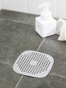 1 Piece Suction Cup Hair Drain Collector, Durable Square Shower Drain Cover, Anti-Clogging Sink Filter Floor Cover, Shower Hair Drain Filter For Bathroom, Bathtub, And Kitchen, Bathroom Tool, Summer Bathroom Decoration - Multicolor - View 6