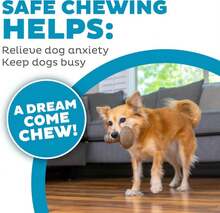 Outward Hound Dogwood Wood Durable Dog Chew Toys, Real Wood &Amp; Calming Hemp, 2-Pack, Medium - ColorF - 查看 6