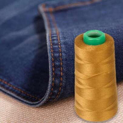  EDCUEBE7 3000 Yards Heavy Duty Polyester Sewing Thread - Suitable For Jeans, Faux Leather, Canvas, Tapestry, Pants, Shoes And Leather Craft Items, Sewing Accessories