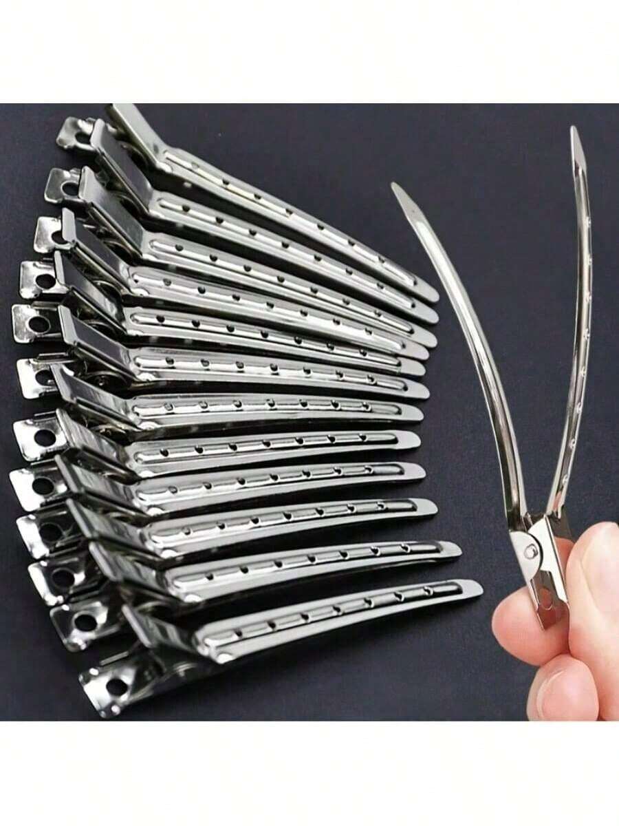 5个/10个/15个/20个/30个/50个金属发夹套装，女士卷发夹，鸭嘴夹，鳄鱼夹，金属发夹，返校必备，旅行必备，女士发饰，梳子，吹风机，头发，发型师，边缘梳，造型梳，吹风机，护发产品，发胶，卷发产品，美发工具，理发剪刀，圣诞节，沙龙，发型设计，吹风机，头发，配饰，美发产品，美发工具，护发