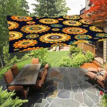 1 pieza Tela de sombrilla digital 2D con estampado, disponible en 5 estilos diferentes, con características como diseño de estampado impreso, a prueba de viento, desmontable, ligero, sombra parcial, a prueba de polvo - Multicolor - Ver 26