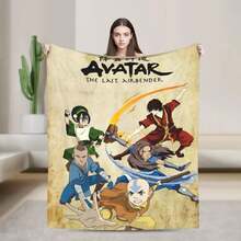: The Last Airbender - Soft And Fun Plush Blanket, Living Room Flannel Bed Sheet, Duvet Cover (1)Valentine's Day Room Decor - 白色 - 查看 2