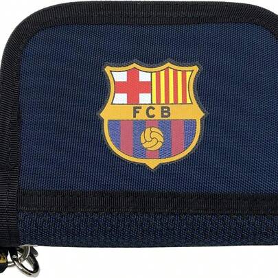 サンアート FCBarcelona(FCバルセロナ) 二つ折り財布 FCB - 111A NVY