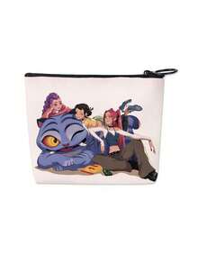 asmodee 6 piezas Monedero de estilo anime de dibujos animados con tema de cazador, monedero de estilo K-Pop, cartera con portamonedas con patrón de personajes de anime, pequeño regalo para vacaciones - Multicolor - Ver 7