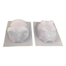 TendenciaMolde De Cerdito Para Alcancías Gde 16.5x13.5x14.5 Cm Yeso Cerdito BlancoCalidad premium - 1 - Ver 2