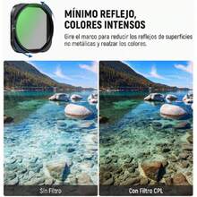 CPL Filtro Compatible con Insta360 Ace Pro Insta 360 Ace Pro 2, Action CAM Objetivo Accesorios NO Compatible con Versión Actualizada del Protector Lente Octogonal Redondo Rediseñado, FL-C19,37542912 - Naranja Quemada - Ver 5