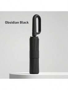1 Pc Fully Automatic Umbrella, With Ring Handle For Easy Carrying, Sturdy Multi-Fiber Ribs, Double-Layer Windproof, Suitable For Car, Business And Travel, Multi-Fiber Combination, Multiple Colors Available, Unisex. (Due To Different Batches, The Umbrella Fabric, Rib Color, English Letter Pattern Design, Button Shape And Double-Layer Rib Color Are Randomly Matched. Please Understand Any Inconvenience Caused By This.) - Multicolor - View 18