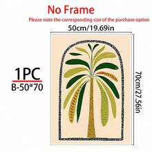 1/6 件套波西米亚风格墙饰，充满活力的女性装饰，现代女性海报，画廊墙套装，波西米亚风墙面装饰，几何图案，帆布艺术墙，房间海报，家居装饰，卧室，厨房，客厅，走廊装饰，可选画框 - 彩色 - 查看 20