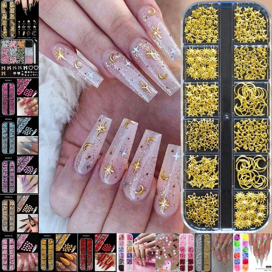 TendenciaPiedras Unas Decorativas Cristales Para Uñas Decoracion Uñas A-07Calidad premium - A-02 - Ver 1