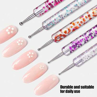 2-In-1 Rhinestone & Dotting Nail Art Pen Set, Nail Art Tools, Gel Nail Polish Design Drawing Pens, Nail Rhinestone Pens, Nail Gem Picker Pens, Beads, Pearl Nail Art Decorative Pens, DIY Gel Nail Dotting Pens, Portable Rhinestone Tools, Suitable For Professional And Personal Nail Art Painting And Creative Works, Random Color