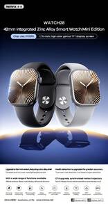 Đồng hồ thông minh REMAX WATCH28 sở hữu tính năng NFC, gọi điện Bluetooth mà không cần cầm điện thoại và theo dõi sức khỏe, hoàn hảo cho việc đi lại, làm việc văn phòng hoặc chơi thể thao, là món quà Ramadan hoặc Eid ý nghĩa. - Bạc mờ - Xem 3