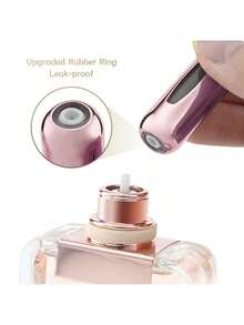 4-Pack 5ml Portable Refillable Perfume Atomizer Spray Bottle Perfume Pump, Portable Perfume Atomizer, Portable Refillable Mini Spray, Portable Perfume Subpackage Spray Bottle, Travel Supplies (Christmas Gift) - Multicolor - View 4