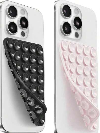 40pcs Silicone Phone Suction Cup, A Small Gift Suitable For Friends, Girlfriends, And Classmates Compatible With IPhone, Android Phone, Gift For Birthday, Family, Friends Gifts Birthday Bathroom Phone Holder Phone Stand Phone Accessories Sticky Stand