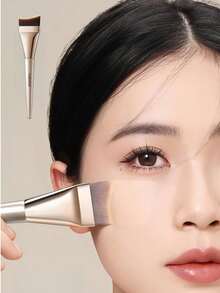 OEIEZ 平头粉底刷，韩式粉底刷，高级面部粉底刷（香槟色），粉底刷，遮瑕刷，腮红刷，修容刷，腮红刷，古铜粉刷，散粉刷，粉底刷，腮红刷 - 彩色 - 查看 7