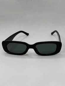 1/2副复古方形眼镜，经典方形镜框，适用于婚礼、新娘送礼会、单身派对、摇滚主题派对（男女通用）、情人节装饰、婚礼回礼、伴娘礼物、毕业装饰等场合。