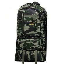 Mochila de Gran Capacidad Ligera y Resistente Impermeable para Senderismo Campamento y Escalada Práctica para Todas las Aventuras - Verde Oscuro - Ver 5