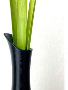 TendenciaFlorero Escultura Minimalista Moderno Acabados Mate 23 CmCalidad premium - Negro - Ver 7