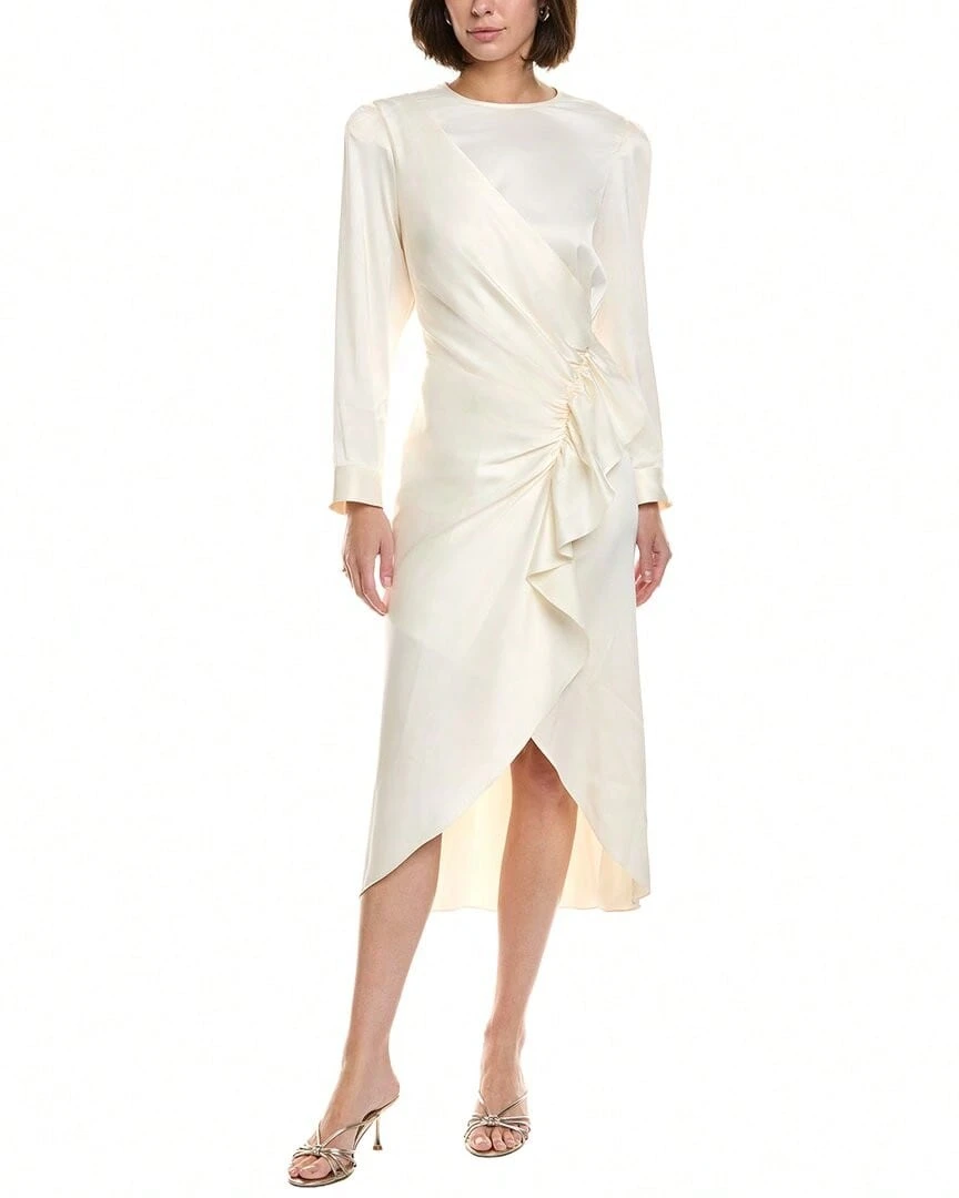 Sandro Maxi Dress - Beige - View 1