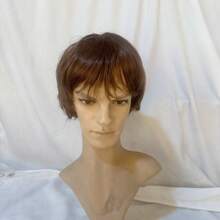 Custom Stylish Short Hair Wig, Fashionable And Handsome - Multicolor - View 12