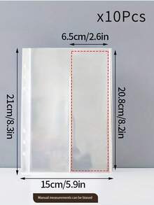 Ins Style Laser Star 6-Hole PVC Binder A5 Zipper Bag Planner Album Storage Star Chasing Notebook - Multicolor - View 18