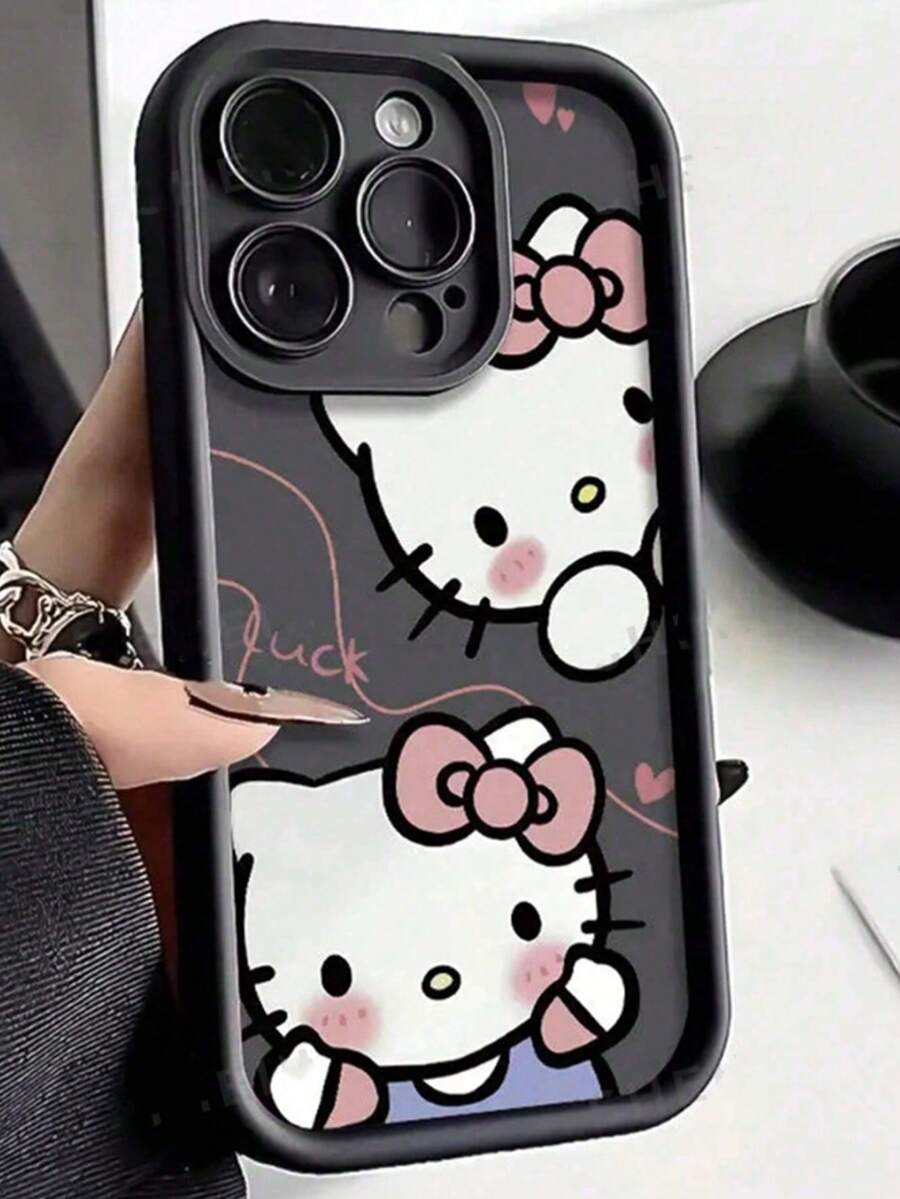 SANRIO 奢华透明电镀气囊防震保护壳，带支架，兼容 17/16/15 Pro Max、 17/16/11/15/12/13/14 Pro Max/14/15 Plus - 彩色 - 查看 1