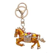 1pc Business Workplace "Bonus" Successful Horse Painting Keychain, Metal Texture + Painting Horse Design, Exquisite Not Cheap, Hang On Briefcase Zipper, Adds Professional Vibe And "Successful" Auspicious Meaning, Serves As Keychain (Car/Office Keys) - Multicolor - View 13