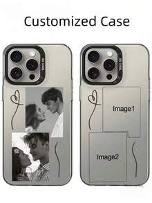 Customizable Photo & Image Printed Soft TPU Shockproof Phone Case, Compatible With IPhone 17 16 15 14 13 12 11 Pro Promax Plus/A55/A54/A53/A14, S25/S24/S23, Compatible With Redmi 14 Pro, Personalized Gift For Boyfriend/Girlfriend/Wife/Husband/Family, Birthday/Valentine's Day/Father's Day/Mother's Day - White - View 7