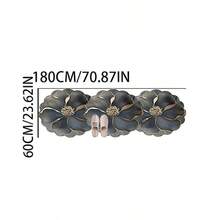 1pc Gold Floral Pattern Bath Mat, Bathroom Rug, Door Mat, Small Rug, Carpet, Floor Mat, Home Decor, Area Rug, Outdoor Mat, Bedroom Carpet, Washable Rug - Multicolor - View 13