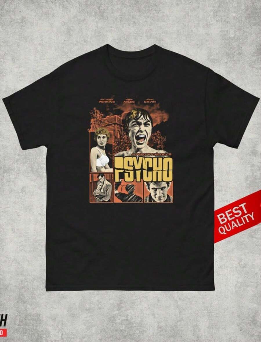 Alternative Psycho Retro Movie - Black - View 1
