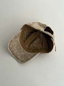 Soft Crown 美国字母牛仔棒球帽，街头服饰，街舞风格，百搭，做旧水洗，贴布牛仔棒球帽，版型修身，男女皆宜，四季皆宜 - 牛仔棒球帽 - 查看 6