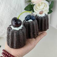 Koruli Model Realistic Afternoon Tea Dessert Bakery Decor, Photo Prop, Stress Relief, Emotion Soothing, Gift, Holiday Gift, Birthday Gift, Christmas Gift - Multicolor - View 6