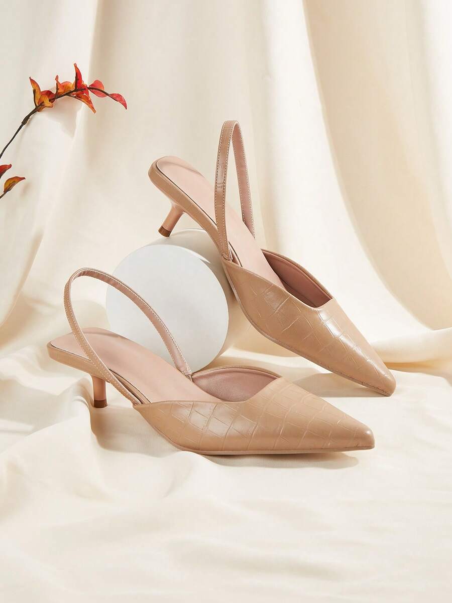 2024 Women's Elegant Stylish Unique Backstrap High Heels (Asymmetrical Cutout Vamp)