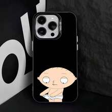 Custodia nera in TPU compatibile con 17, 16, 15, 14, 13, 12, 11, Pro, Max, Plus, E, Air, Mini, divertente per la famiglia e il ragazzo - z4 - Visualizzare 13