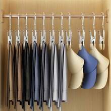 TendenciaPaquete 60 Pcs Colgable Antideslizante Ganchos Para PantalonCalidad premium - Azul Y Rosa Y Crema Y Verde - Ver 6