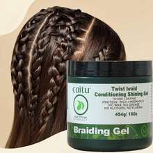 Braiding Gel For Hair Styling, Strong Hold & Shine, Frizz Control For Braids & Twists, Hair Gel For Neat & Smooth Braids - Braiding Gel - View 5